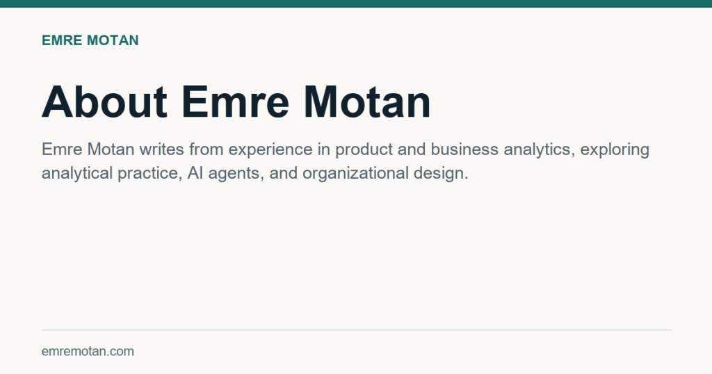About Emre Motan